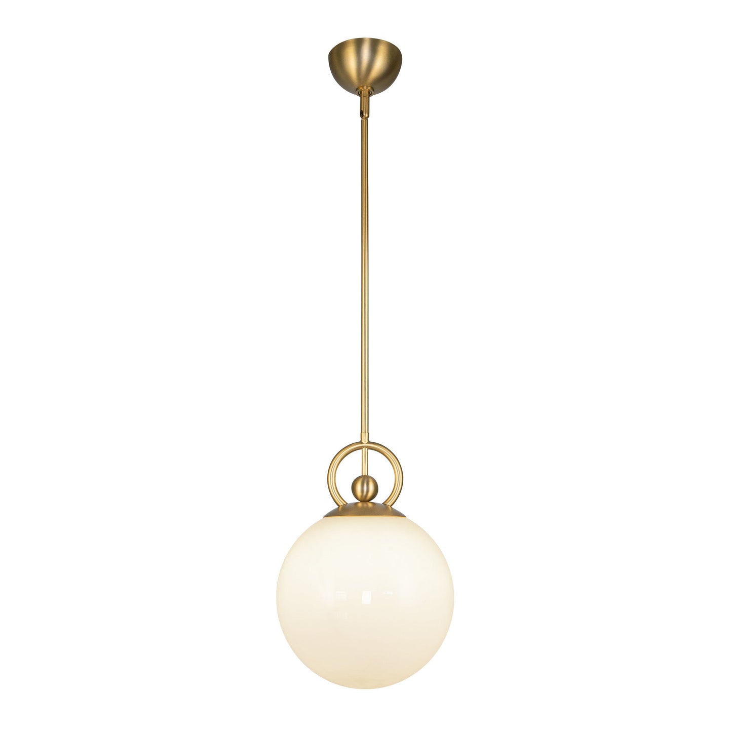 Alora Mood Fiore brushed gold pendant PD407910BGGO