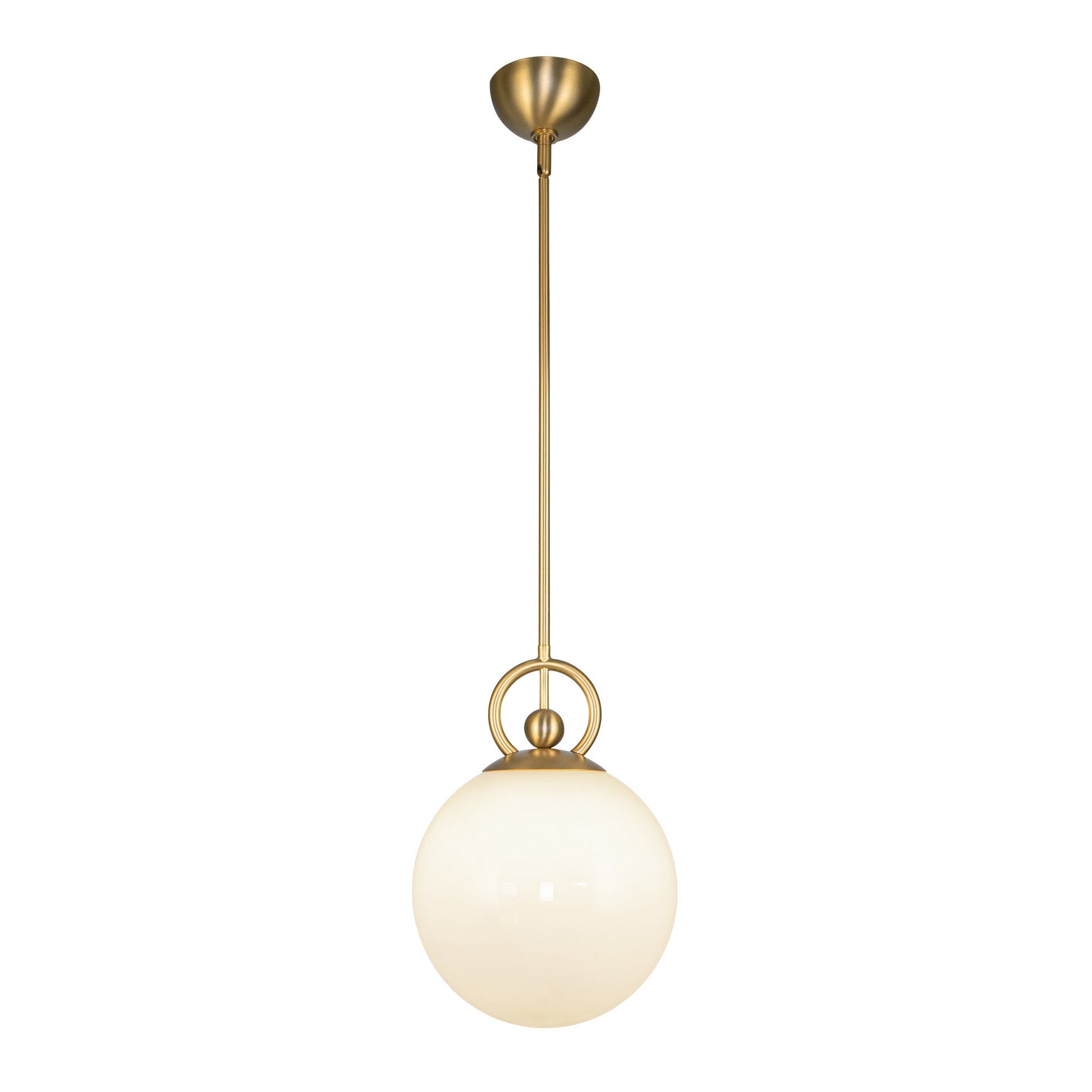 Alora Mood Fiore brushed gold pendant PD407910BGGO