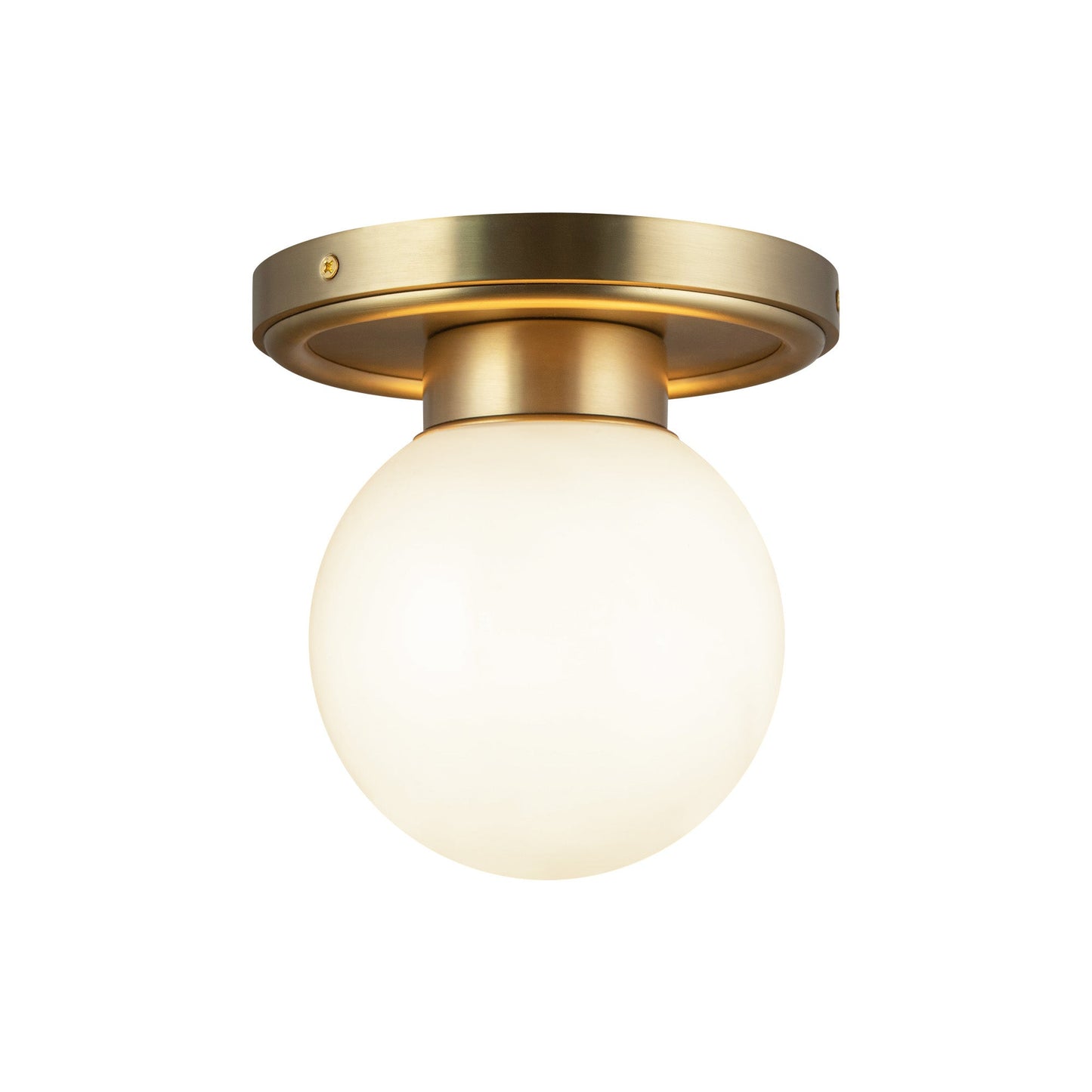Alora Mood Fiore brushed gold semi-flush mount SF407306BGGO