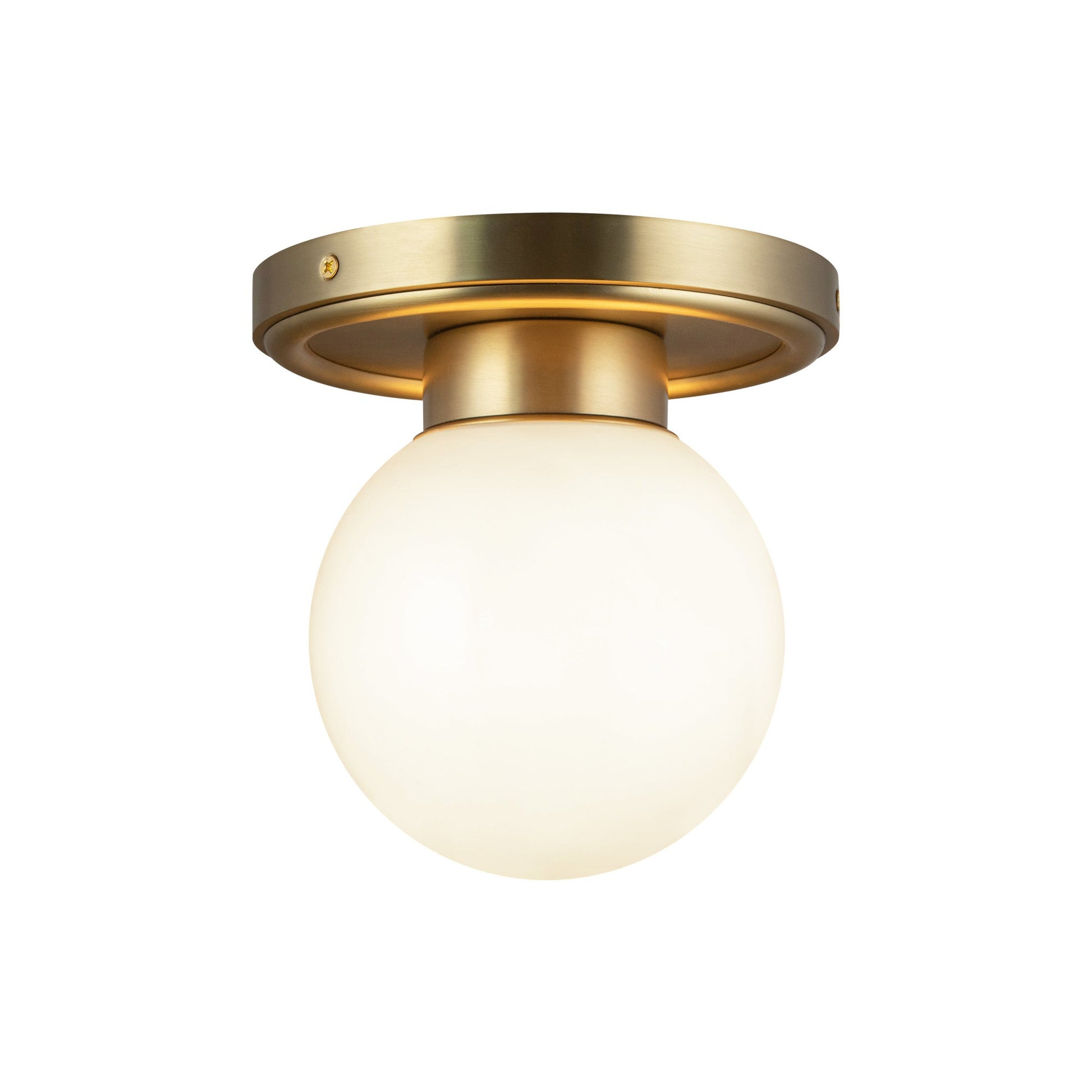 Alora Mood Fiore brushed gold semi-flush mount SF407306BGGO