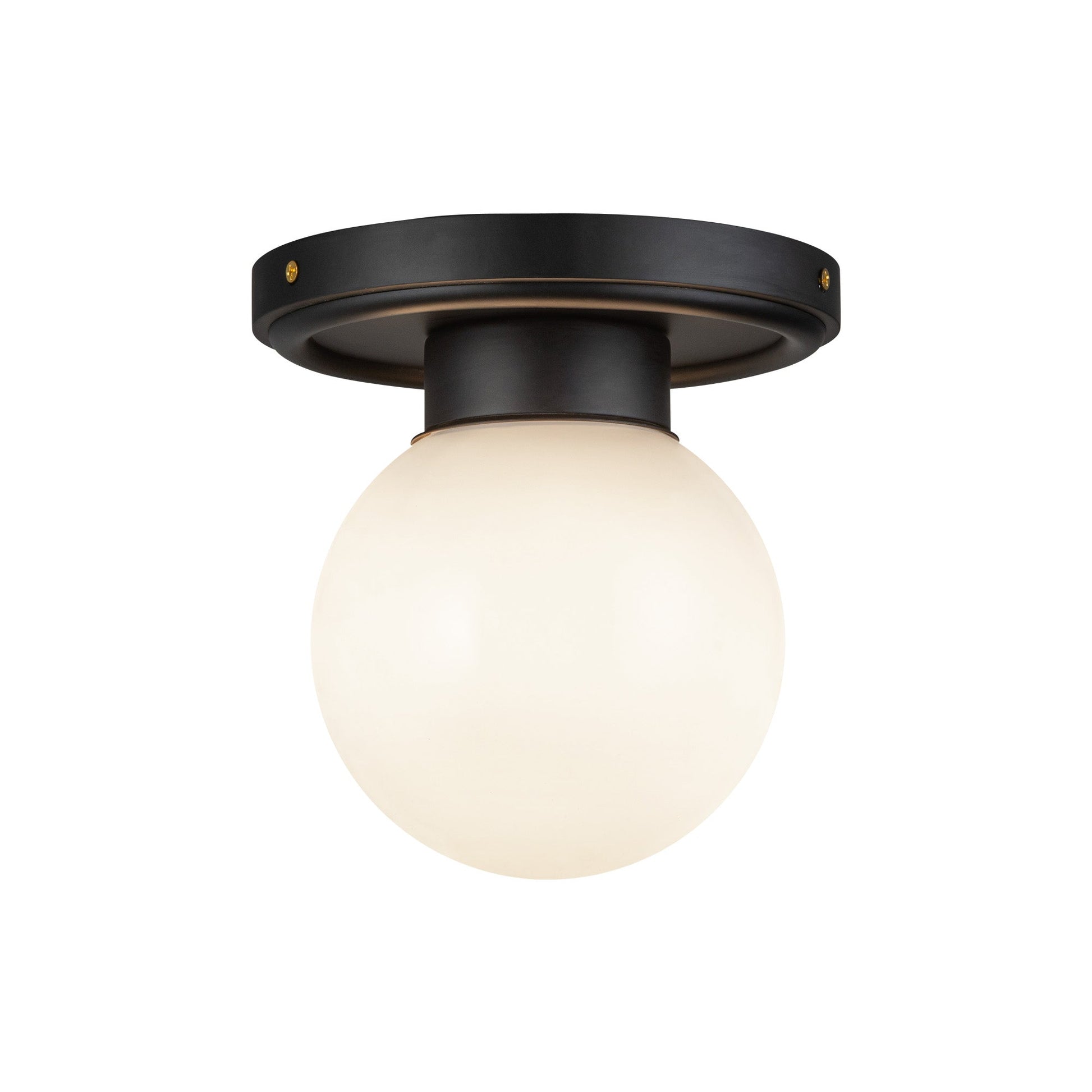 Alora Mood Fiore matte black semi-flush mount SF407306MBGO