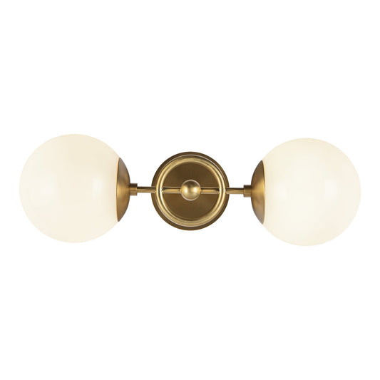 Alora Mood Fiore brushed gold vanity light WV407618BGGO