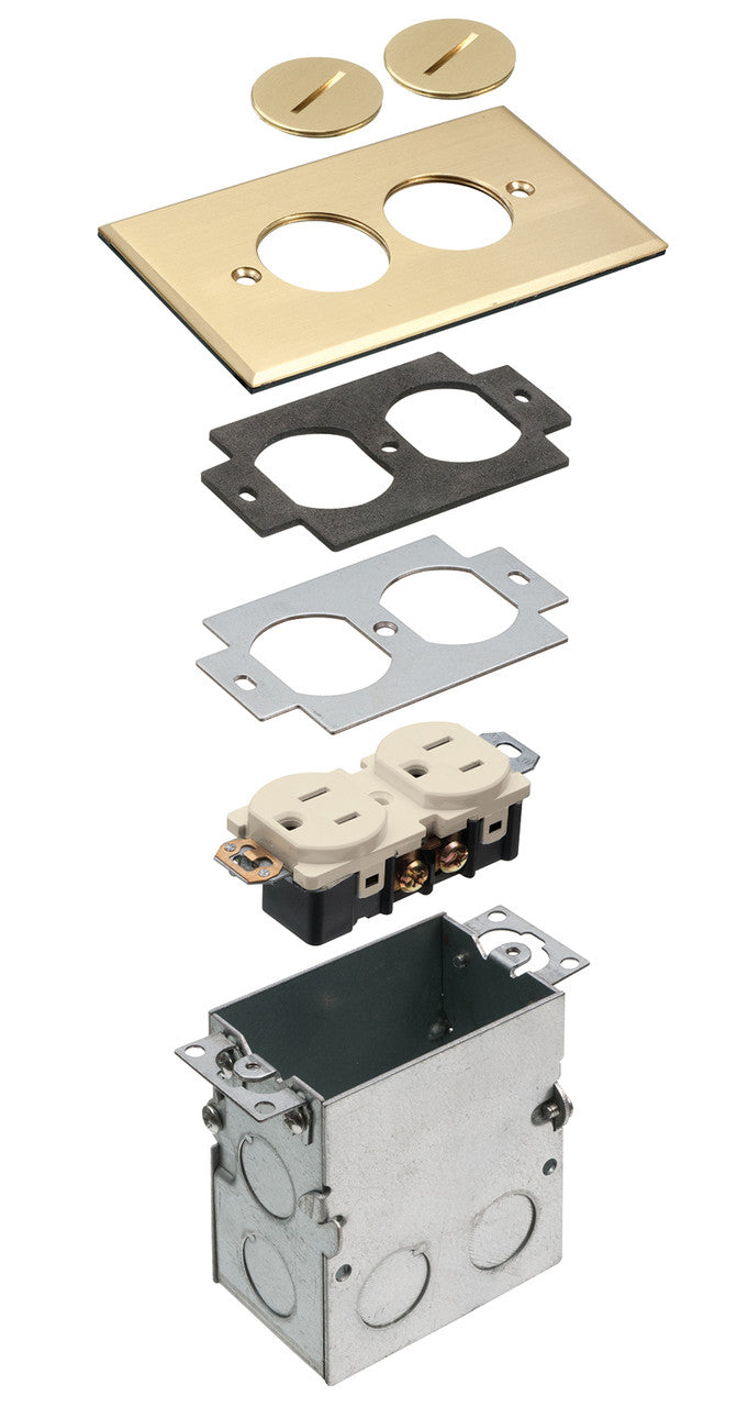 Arlington Industries FLB5321MB Floor Box