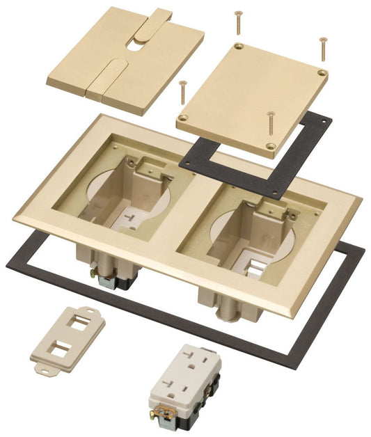 Arlington Industries FLBC8528MB brass cover