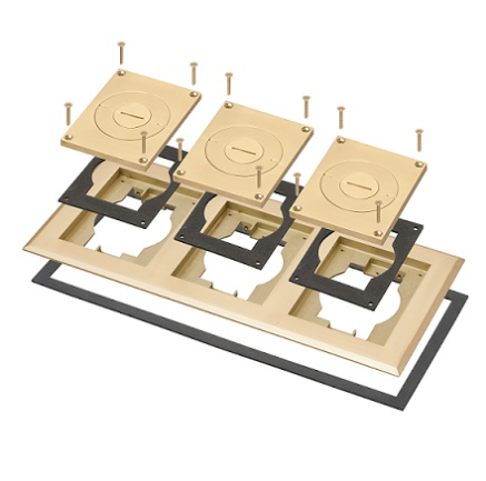 Arlington Industries FLBC8533MB brass cover