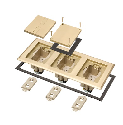 Arlington Industries FLBC8538MB brass cover