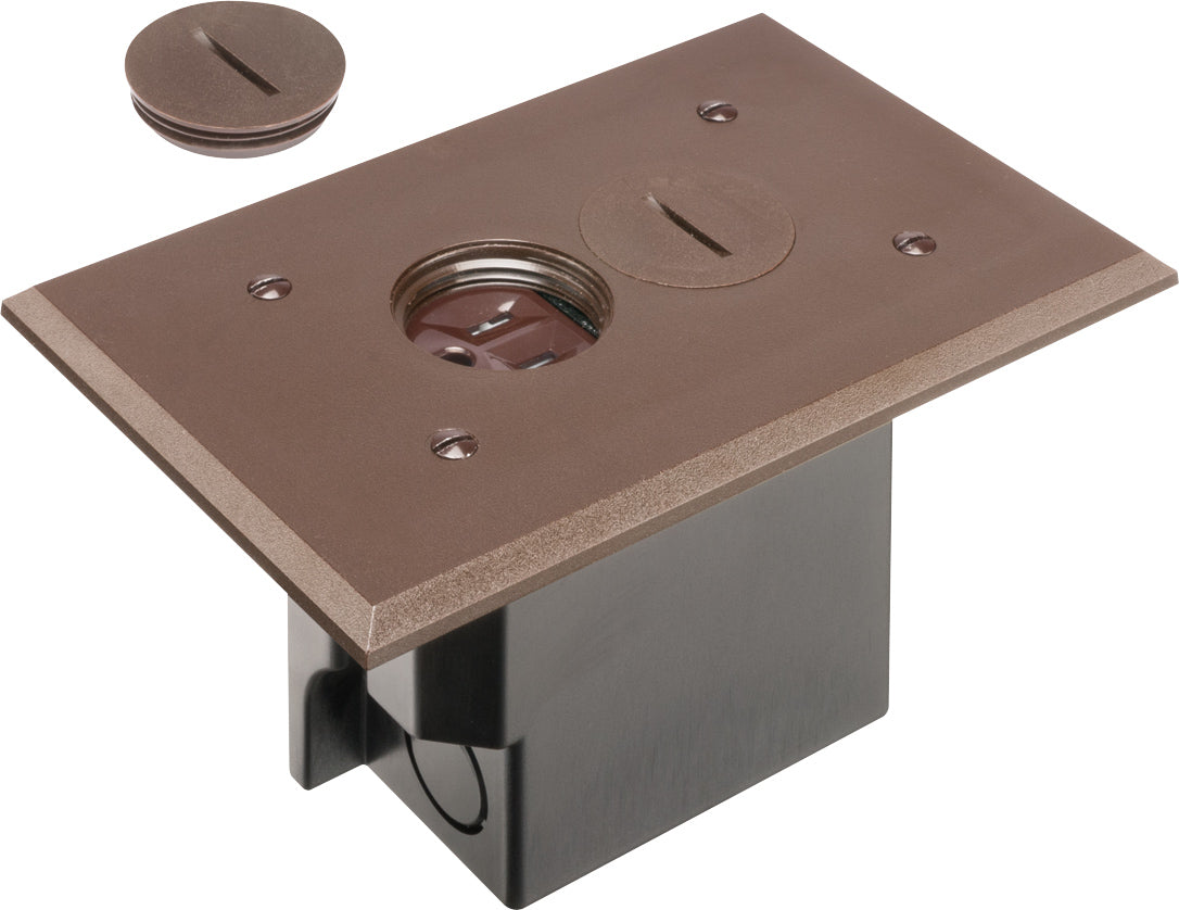 Arlington Industries FLBR101BR Floor Box