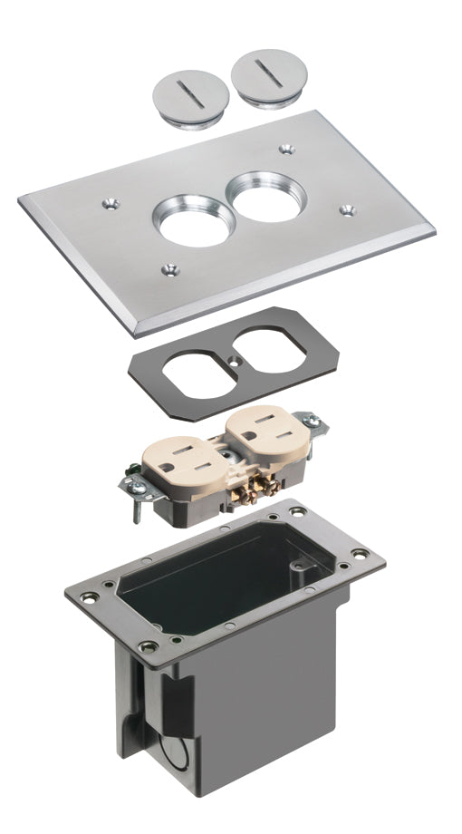 Arlington Industries FLBR101NL Floor Box