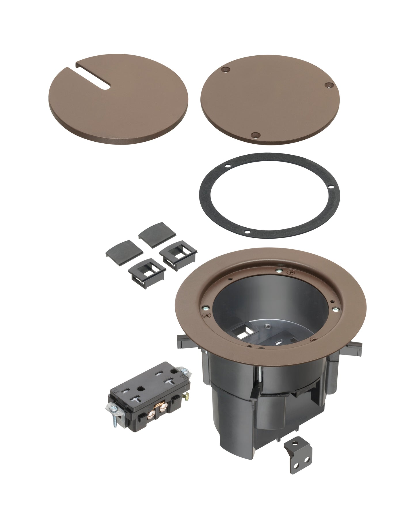 Arlington Industries FLBR5420BR Floor Box