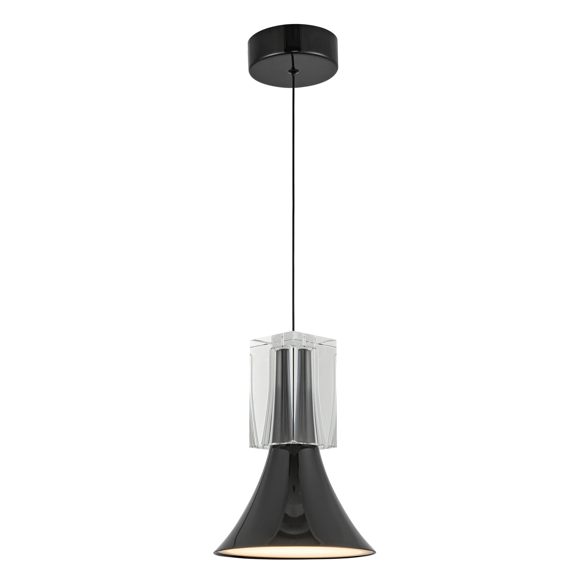 Kuzco Floe glossy black pendant PD94108-GBK/CC-UNV