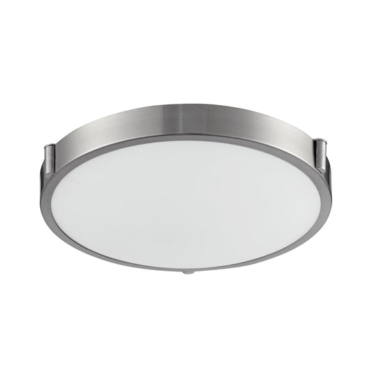 Kuzco Floyd brushed nickel [5 selectable color temperatures] flush mount 501112-LED-5CCT