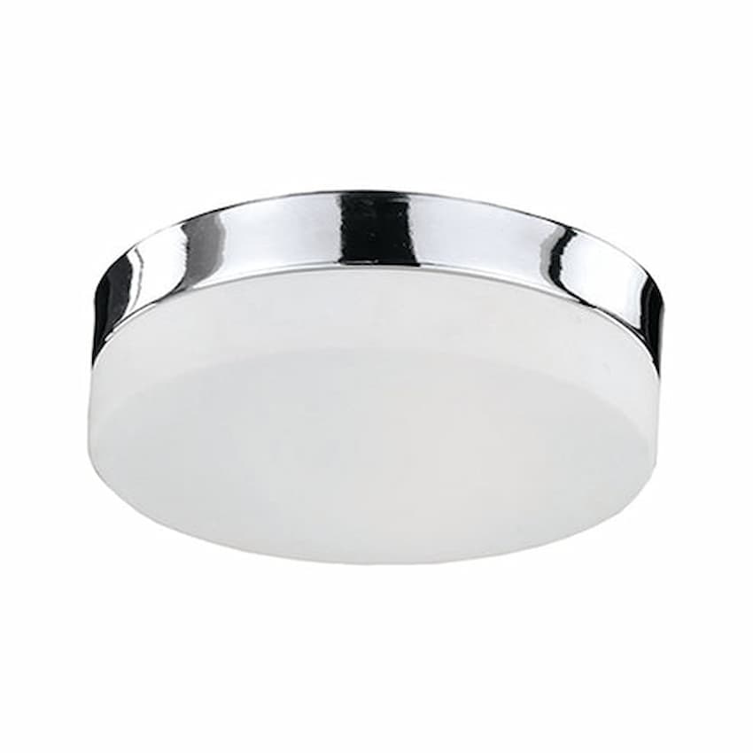 Kuzco Lomita FM2011-CH 11-inch LED flush mount ceiling light in polished chrome finish