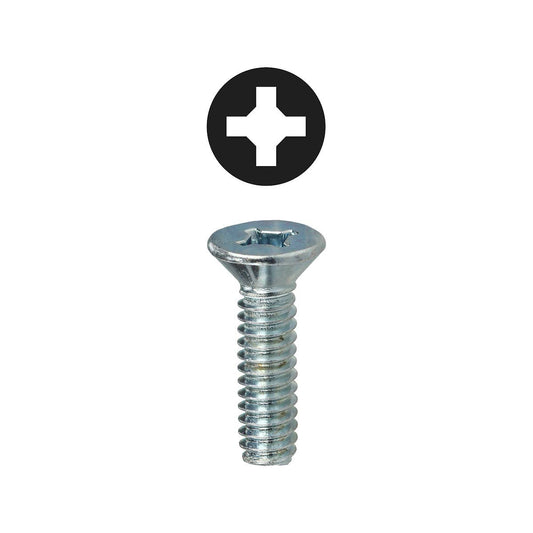 Dottie FMDD1412 Dottie 1/4 Inch-20 X 1/2 Inch Phillips/Square Flat Head Machine Screw FMDD1412
