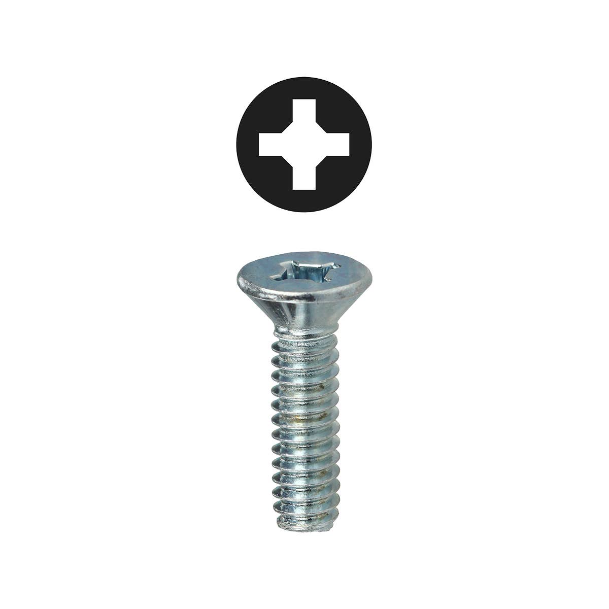 Dottie FMDD63212 Dottie #6-32 X 1/2 Inch Phillips/Square Flat Head Machine Screw FMDD63212
