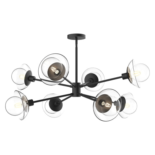 Alora Mood Francesca clear glass chandelier CH517338MBCL