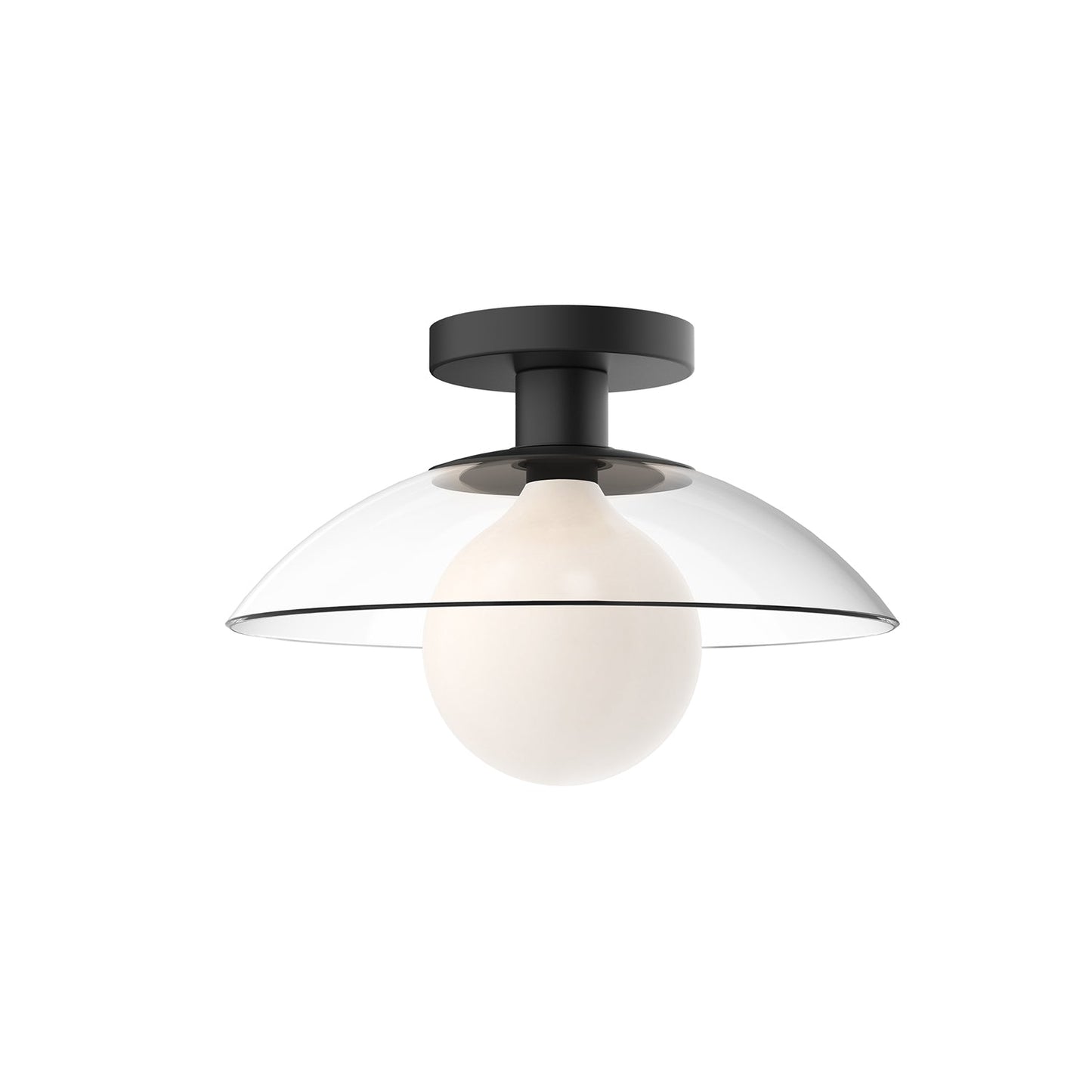 Alora Mood Francesca clear glass semi-flush mount SF517112MBCL
