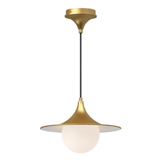 Alora Mood Fuji brushed gold pendant PD525113BGOP