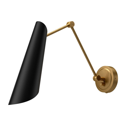 Alora Mood Gabriel aged gold vanity light WV572325MBAG