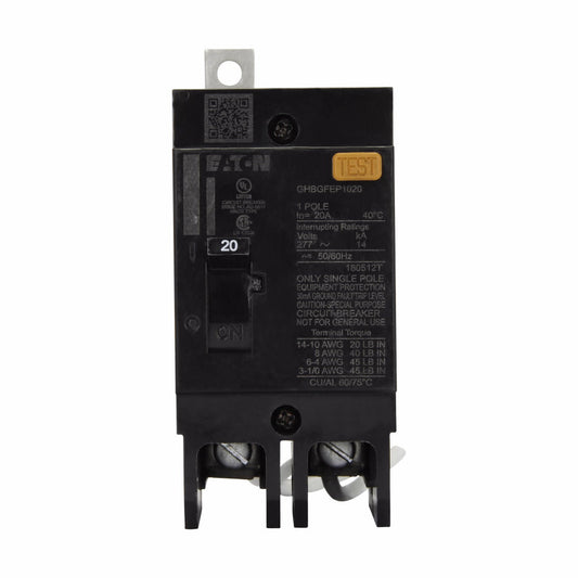 Westinghouse 20A 277V 1-Pole GHB Frame Molded Case Circuit Breaker