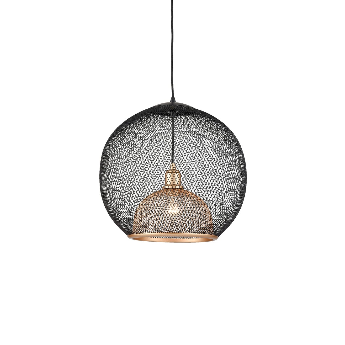 Kuzco Gibraltar black pendant 494418-BK/GD