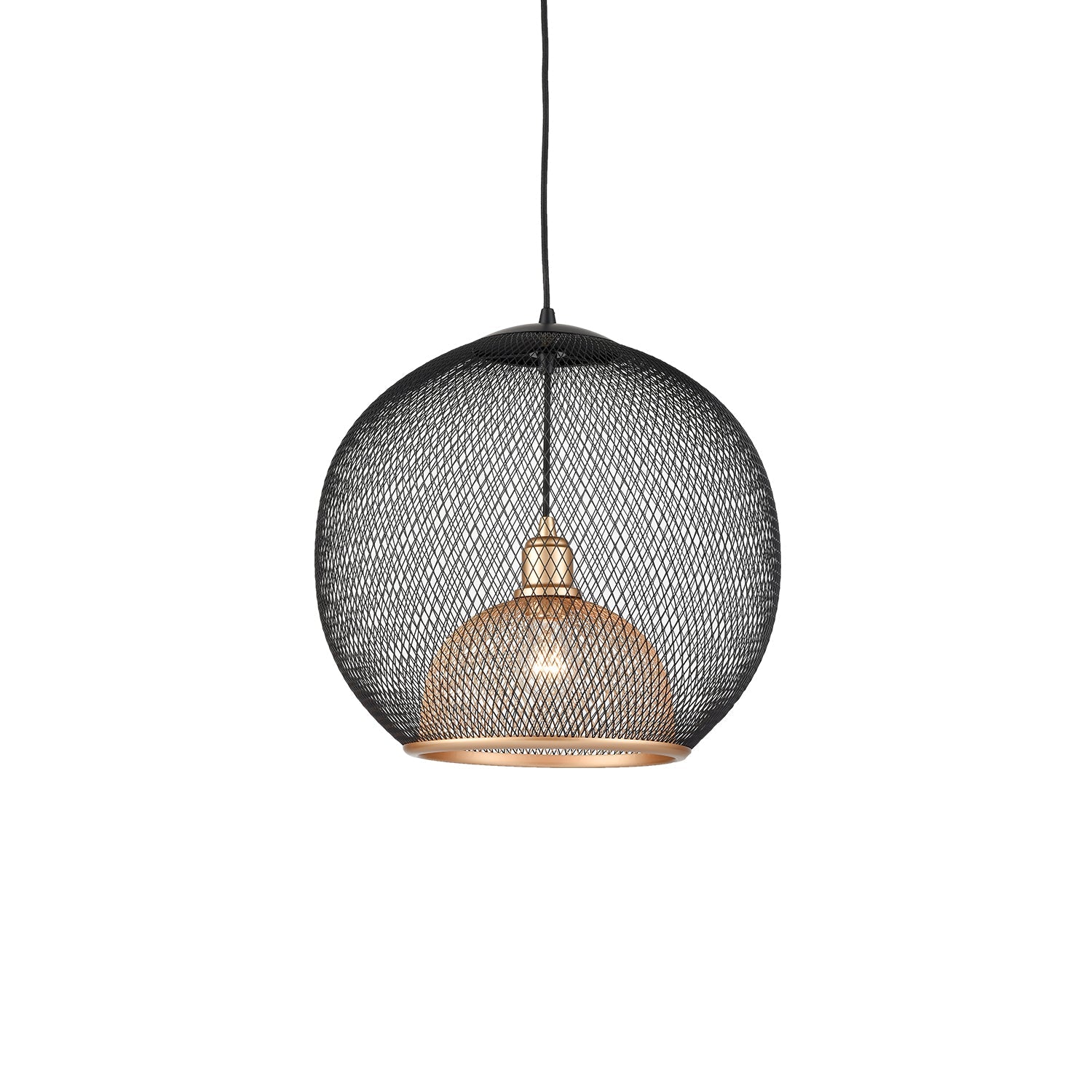 Kuzco Gibraltar black pendant 494418-BK/GD