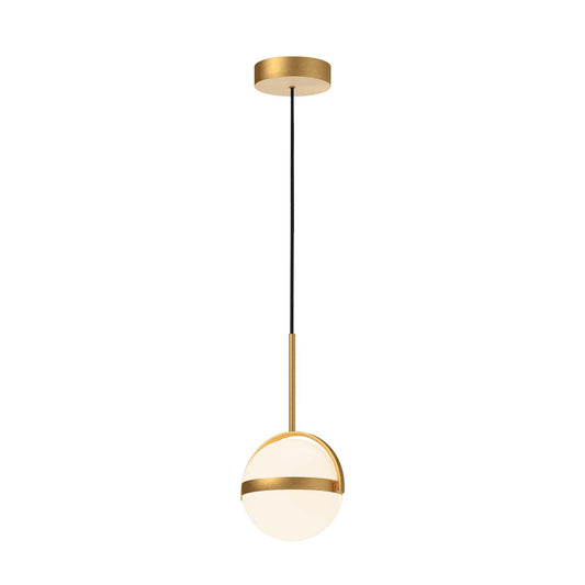 Alora Globo brushed gold pendant PD301001BG
