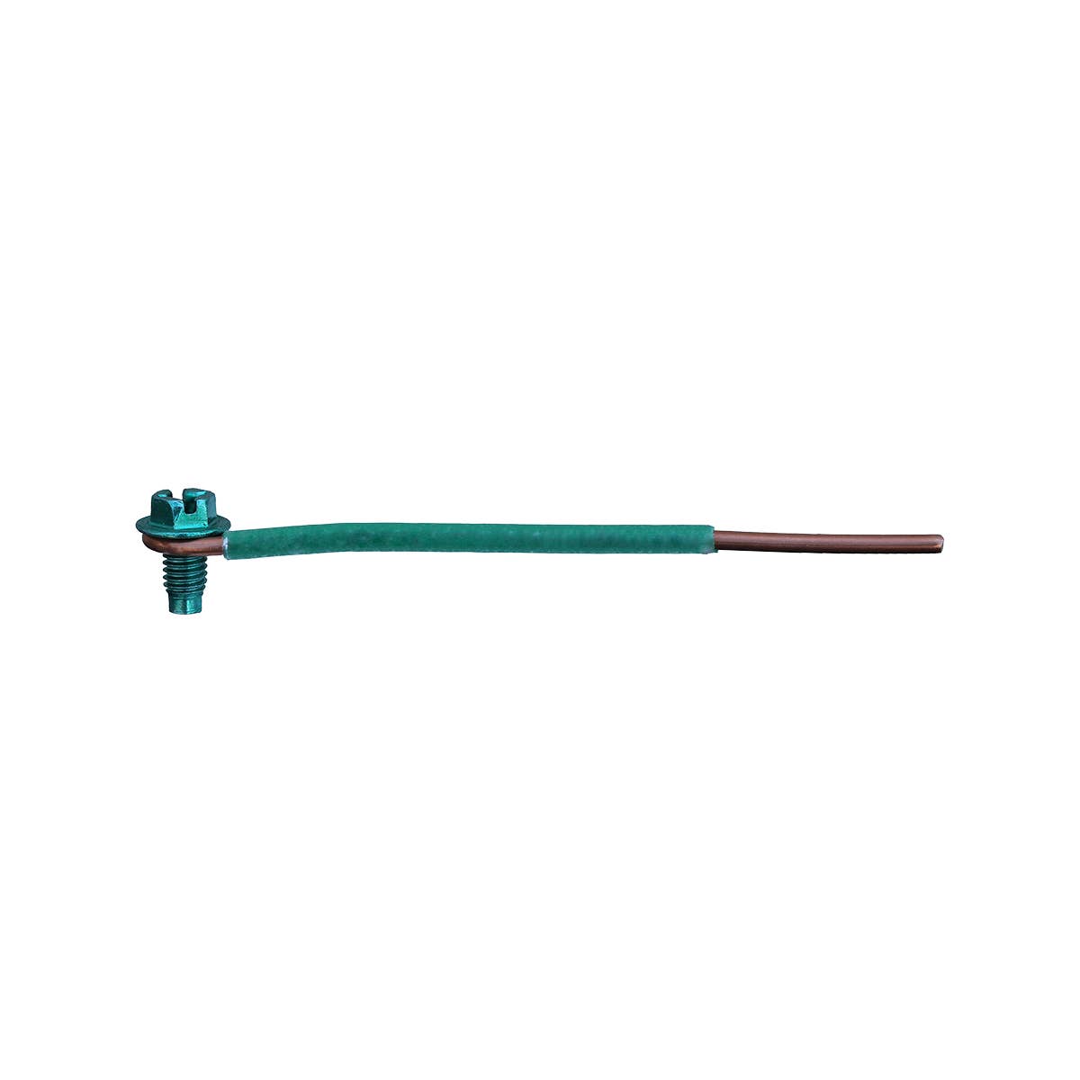 Dottie GP650 Dottie 7-1/2 Inch Solid 12AWG Ground Pigtail With Hex Head Combo Ground Screw GP650
