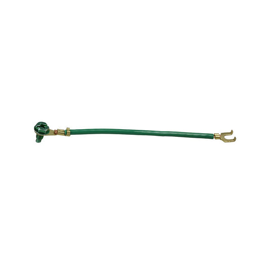 Dottie GPS775 Dottie 8 Inch Stranded 12AWG Ground Pigtail With Flange And Hex Head Combo Ground Screw GPS775