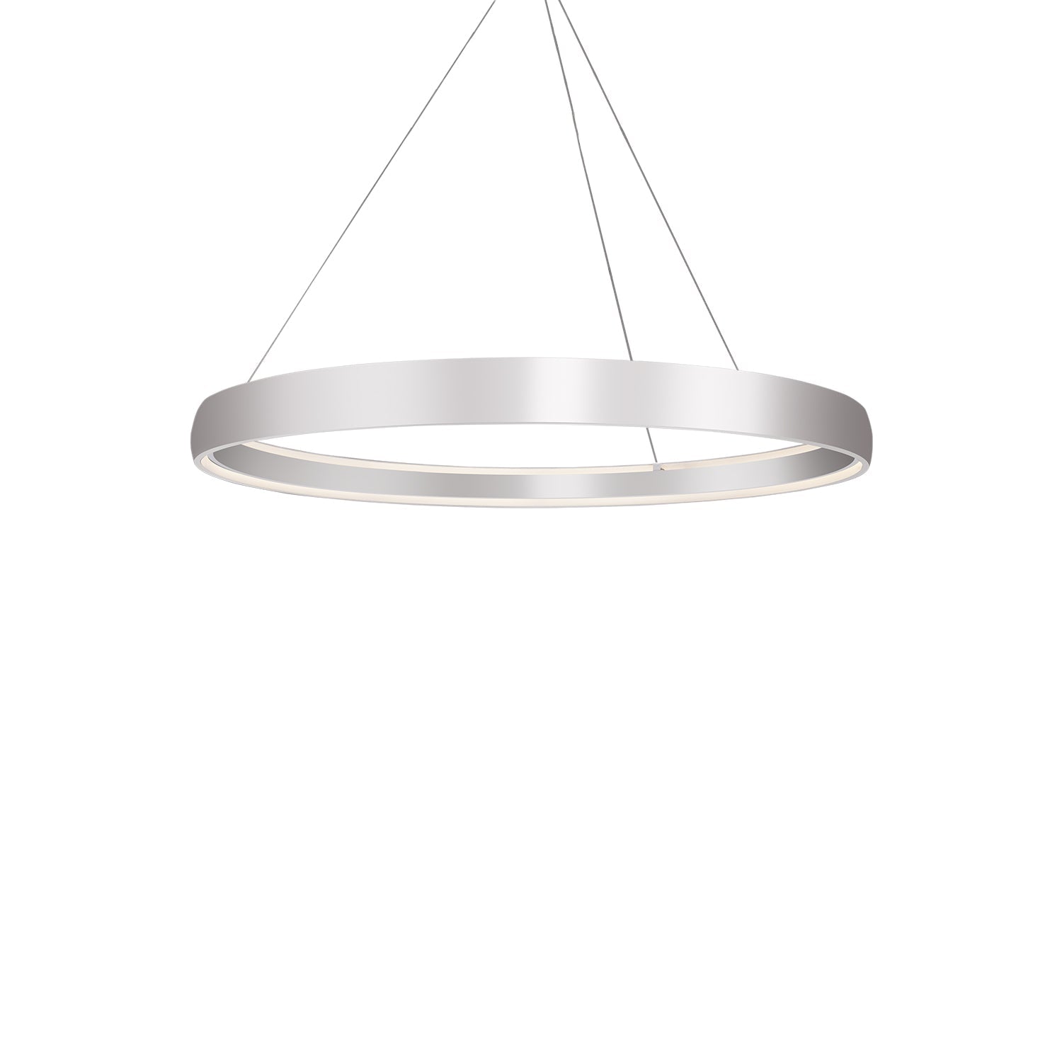 Kuzco Halo brushed silver pendant PD22753-BS
