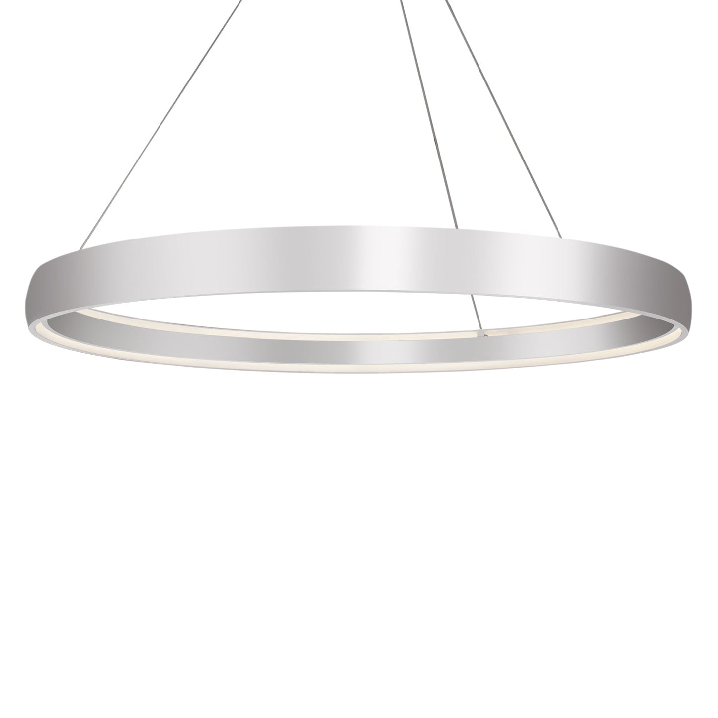 Kuzco Halo brushed silver [universal voltage and 0-10 dimming] pendant PD22772-BS-UNV-010