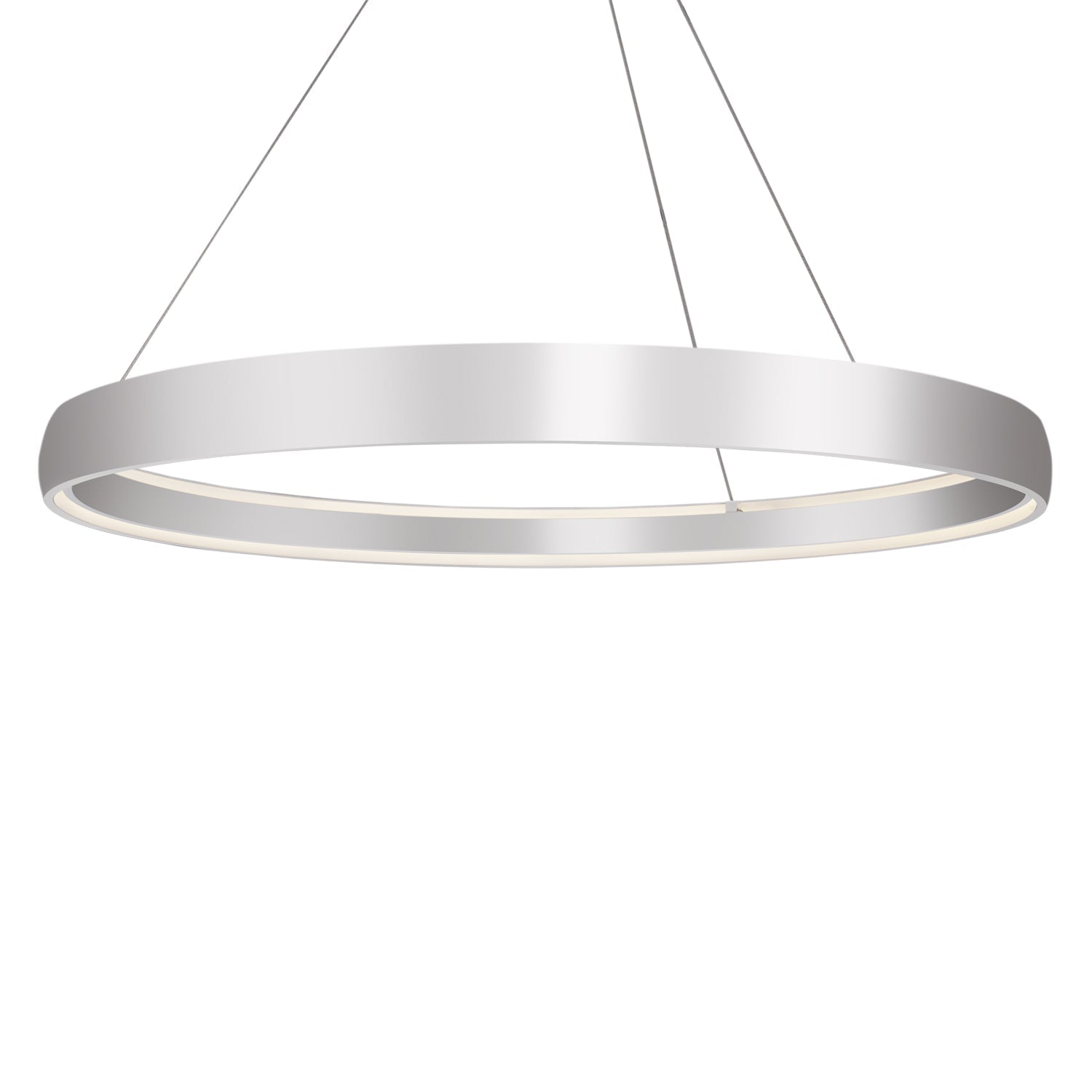 Kuzco Halo brushed silver pendant PD22772-BS