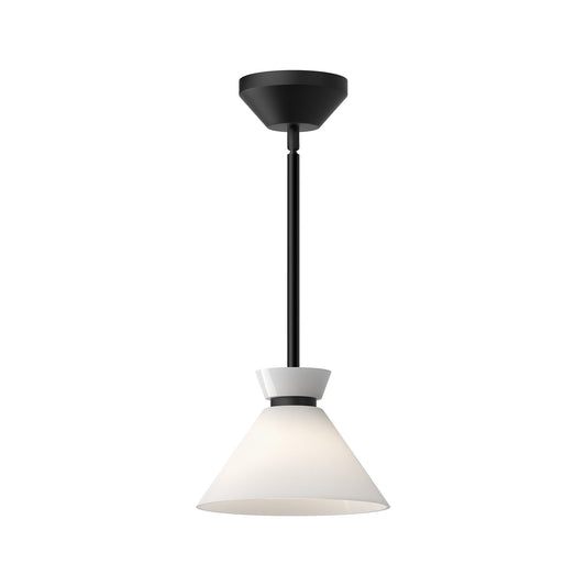 Alora Mood Halston glossy opal glass pendant PD470108MBGO