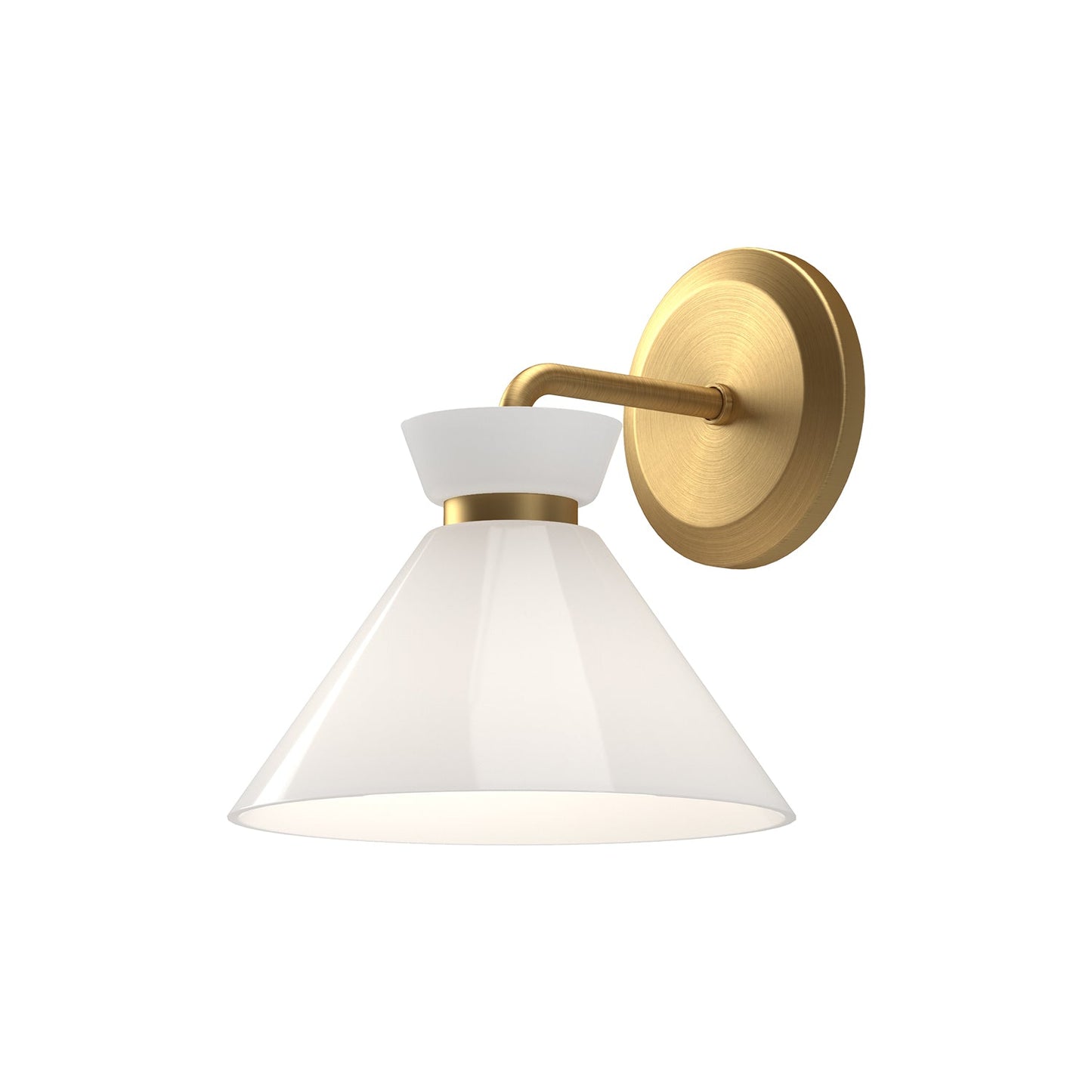 Alora Mood Halston brushed gold vanity light WV470108BGGO