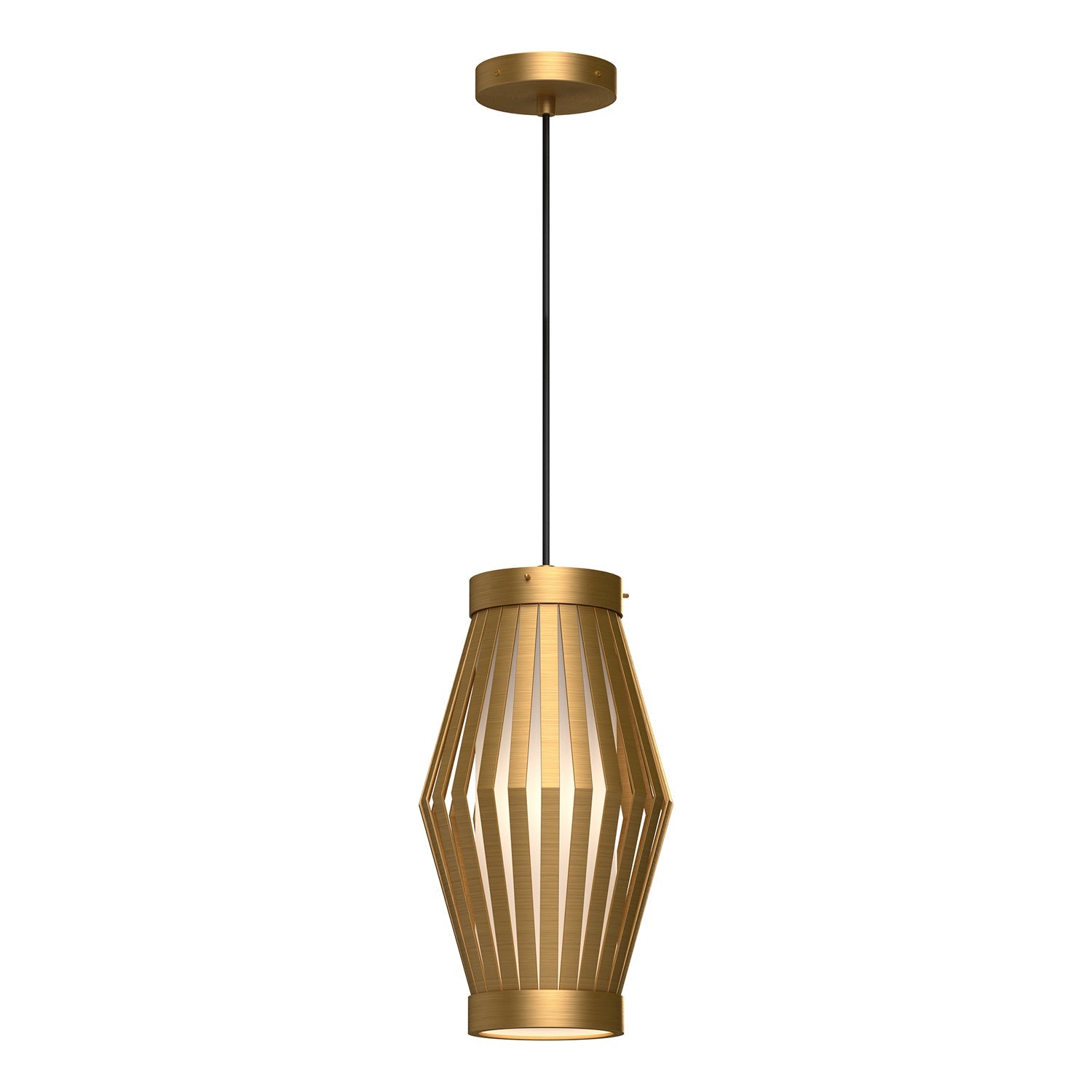 Alora Mood Hana aged gold pendant PD434509AGOP