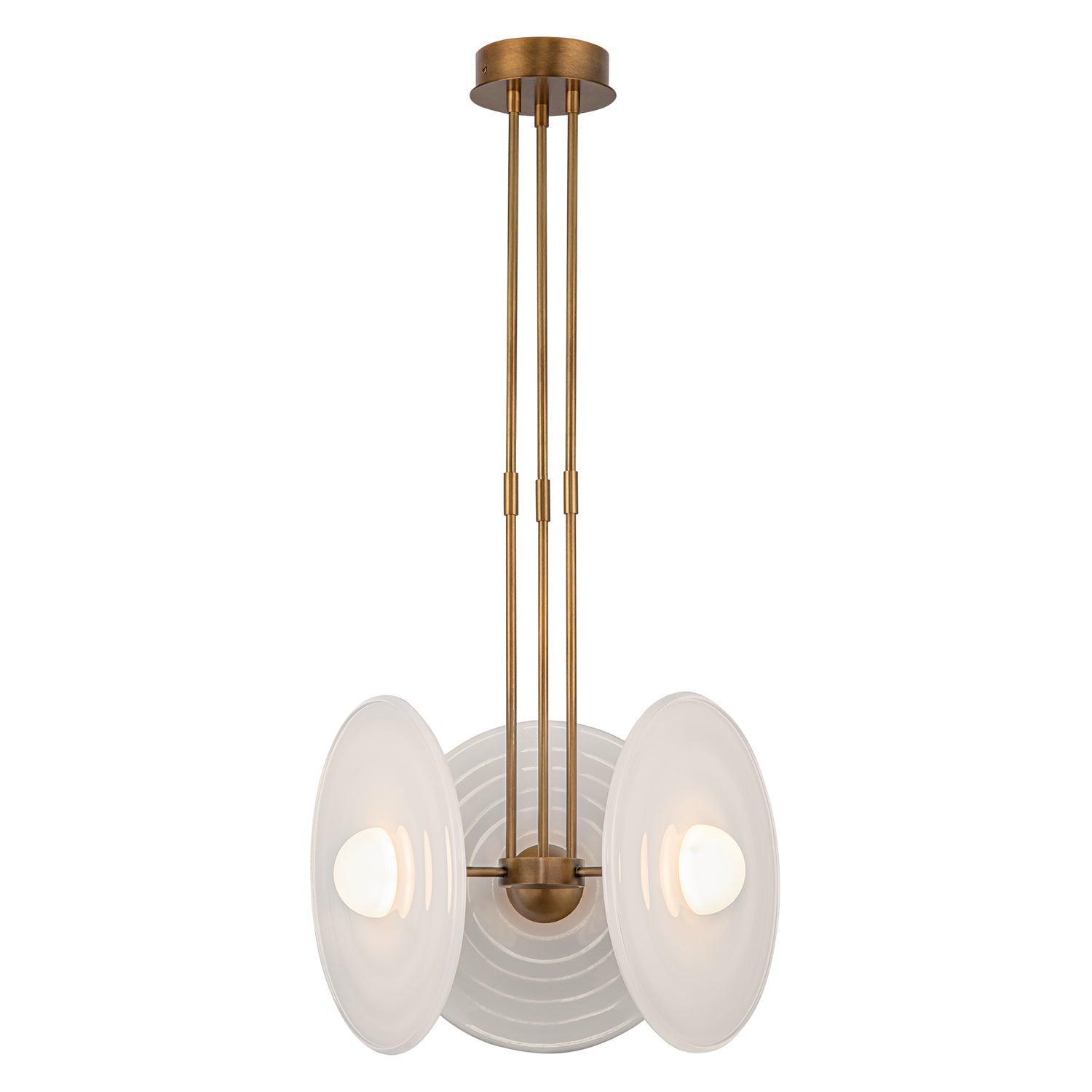 Alora Harbour vintage brass pendant PD350318VBGO