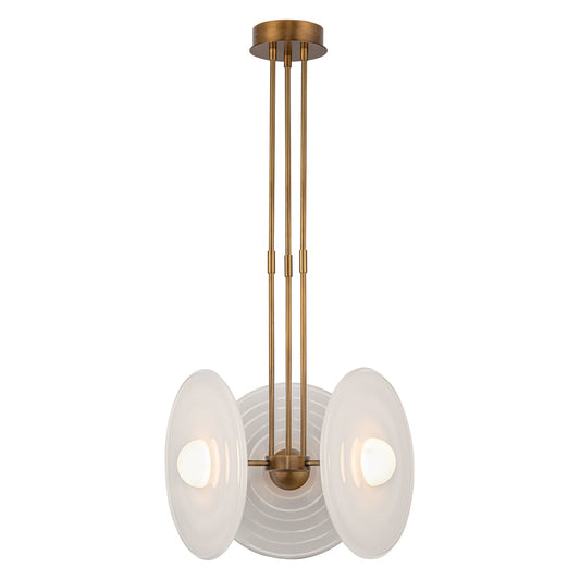 Alora Harbour vintage brass pendant PD350318VBGO