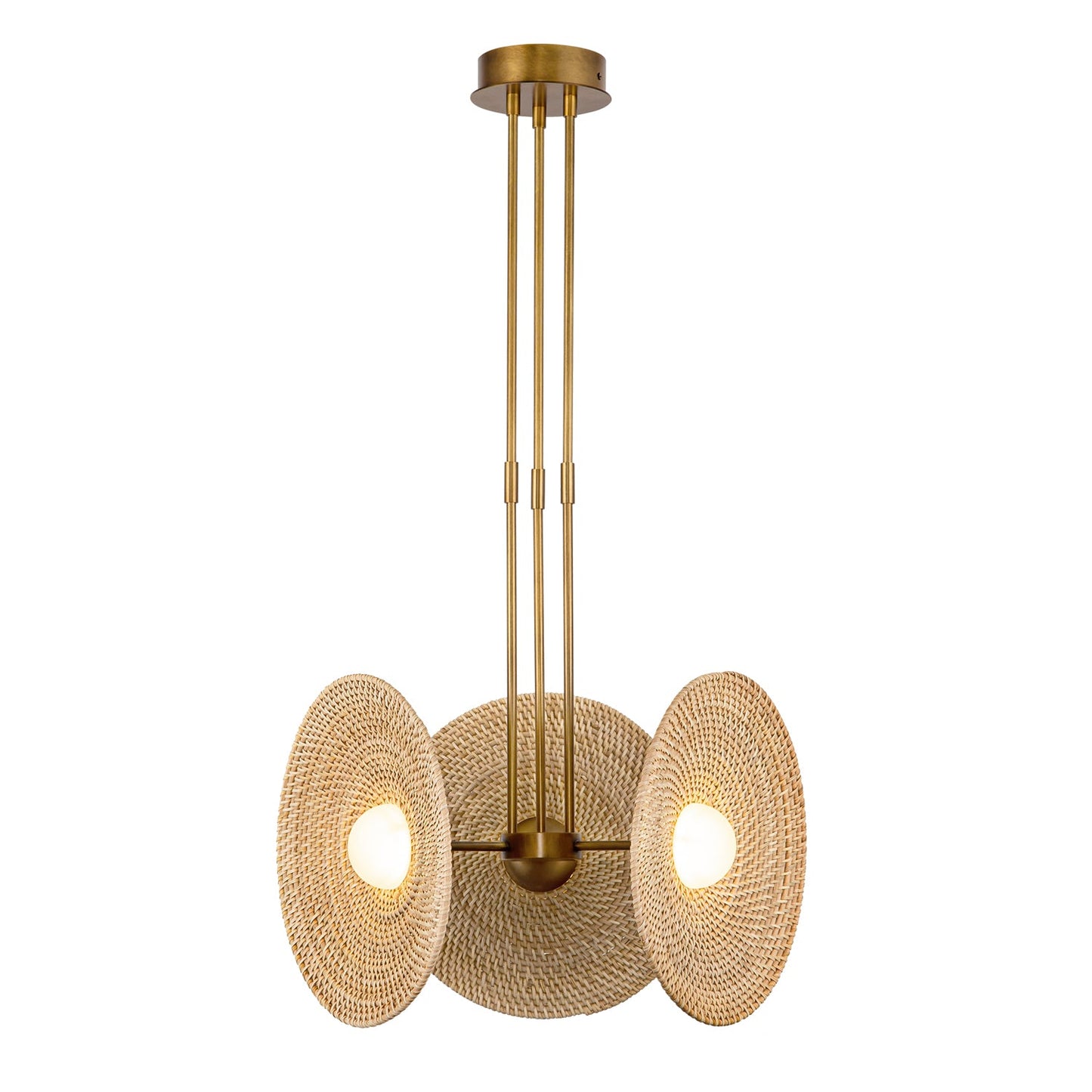 Alora Harbour vintage brass pendant PD350318VBWO
