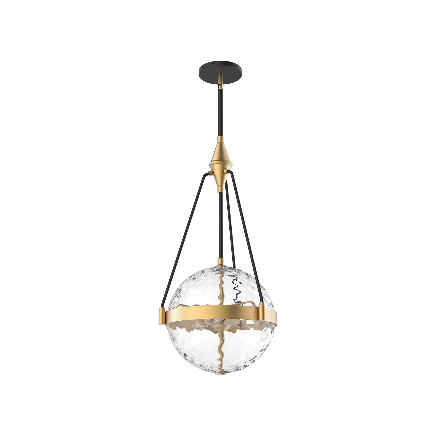 Alora Mood Harmony brushed gold pendant PD406414BGWC