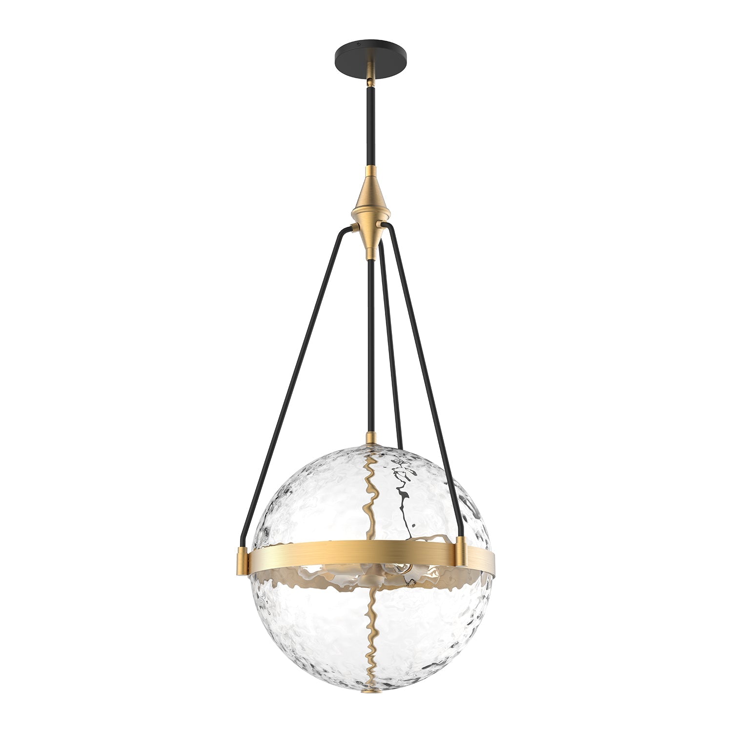 Alora Mood Harmony brushed gold pendant PD406418BGWC