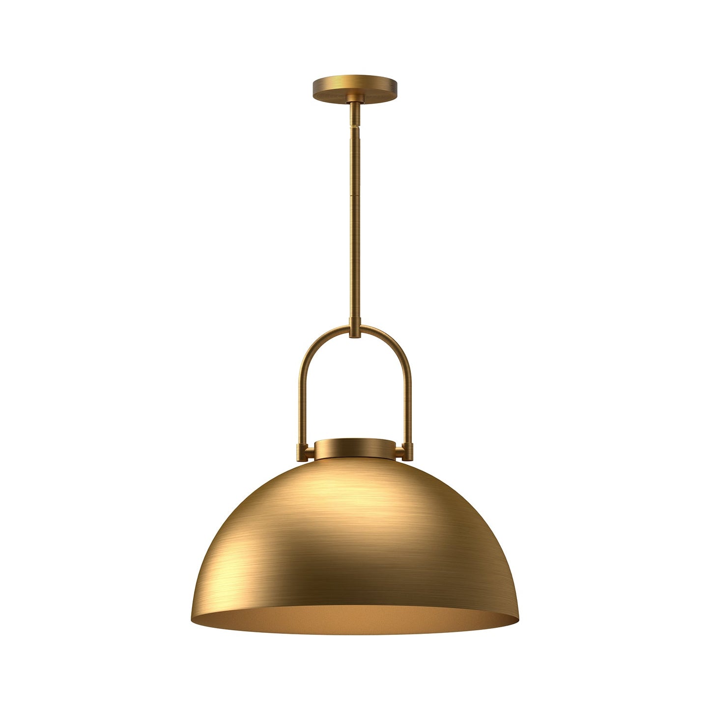 Alora Mood Harper aged gold pendant PD504016AG