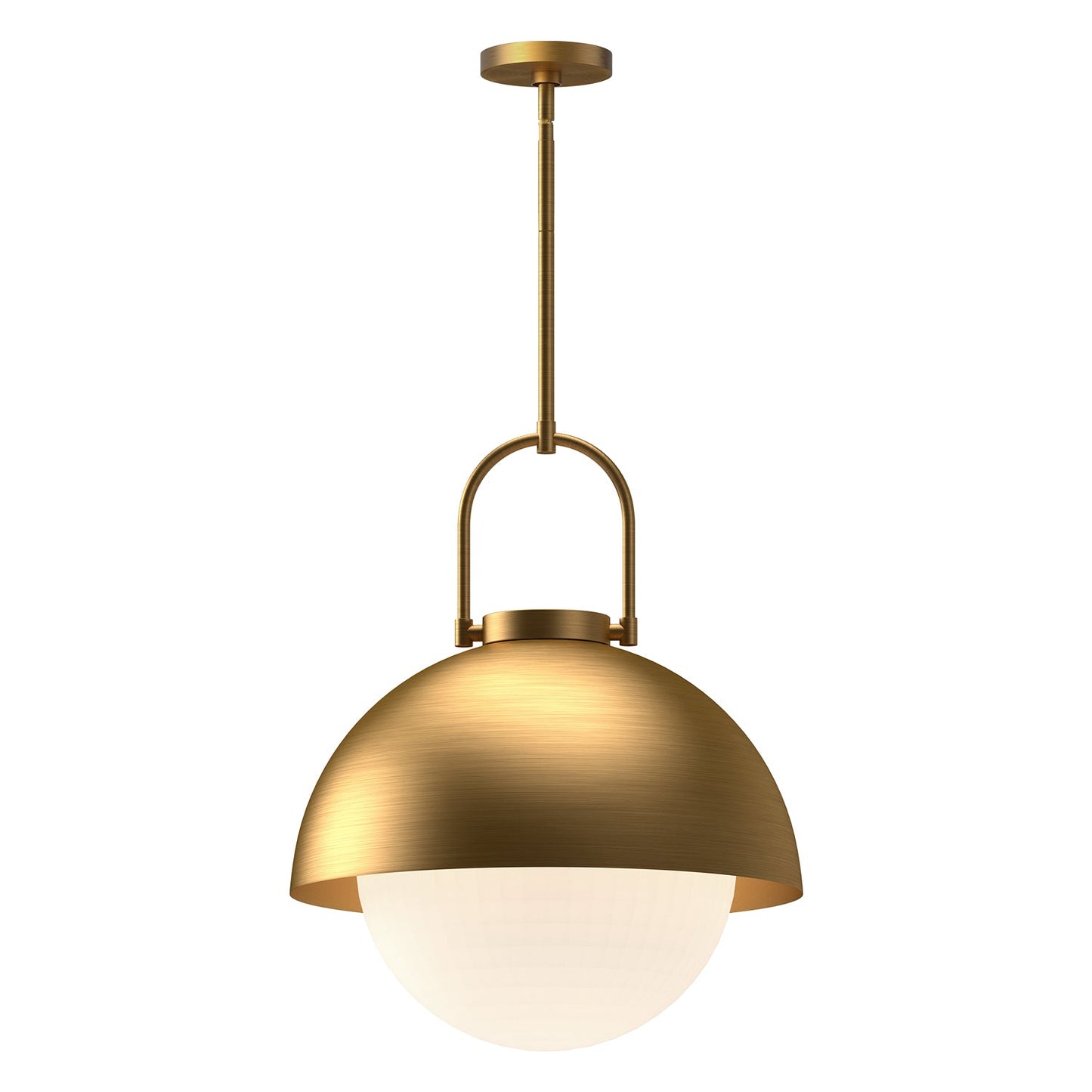 Alora Mood Harper aged gold pendant PD507216AGOP