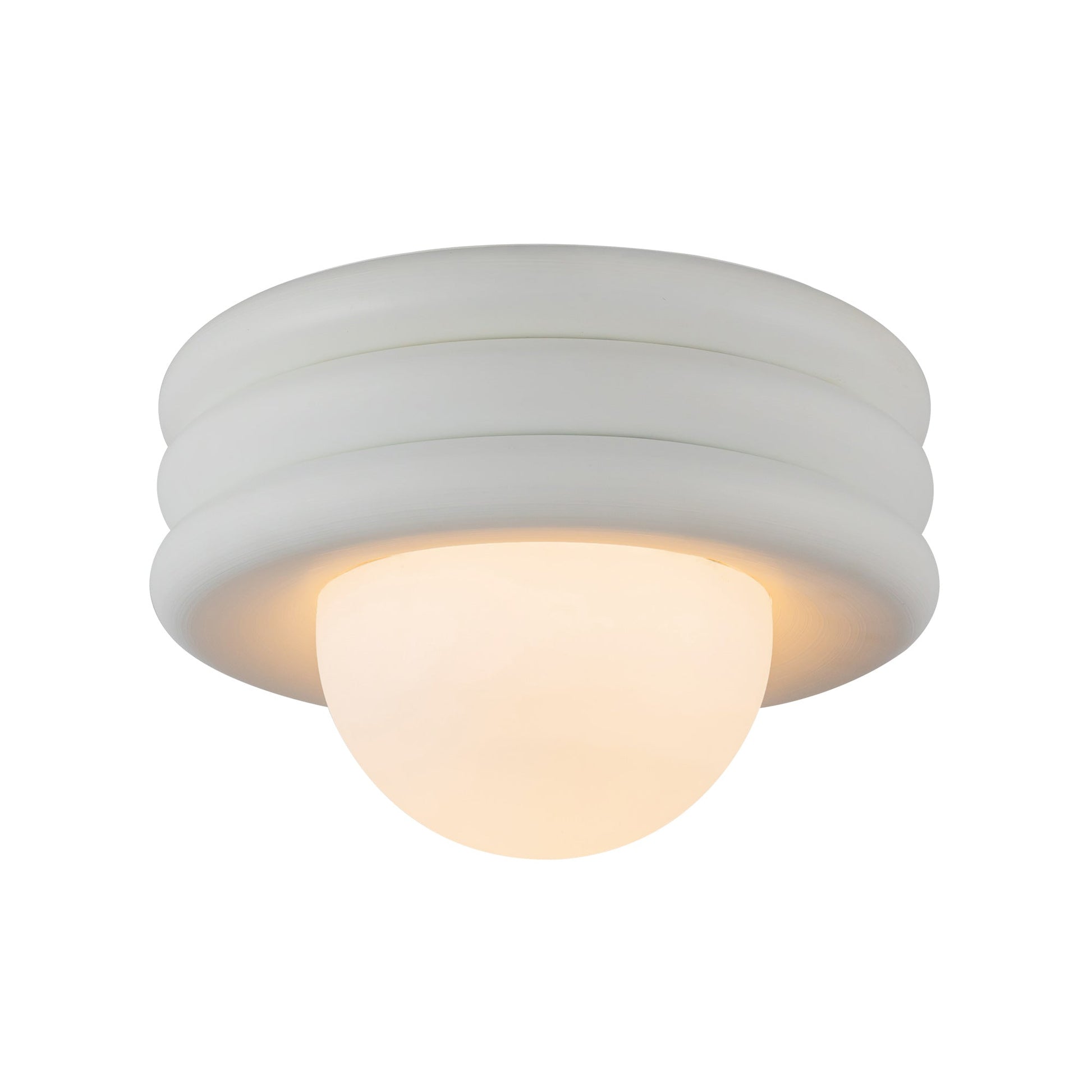 Alora Mood Harvey antique white semi-flush mount SF426012AW