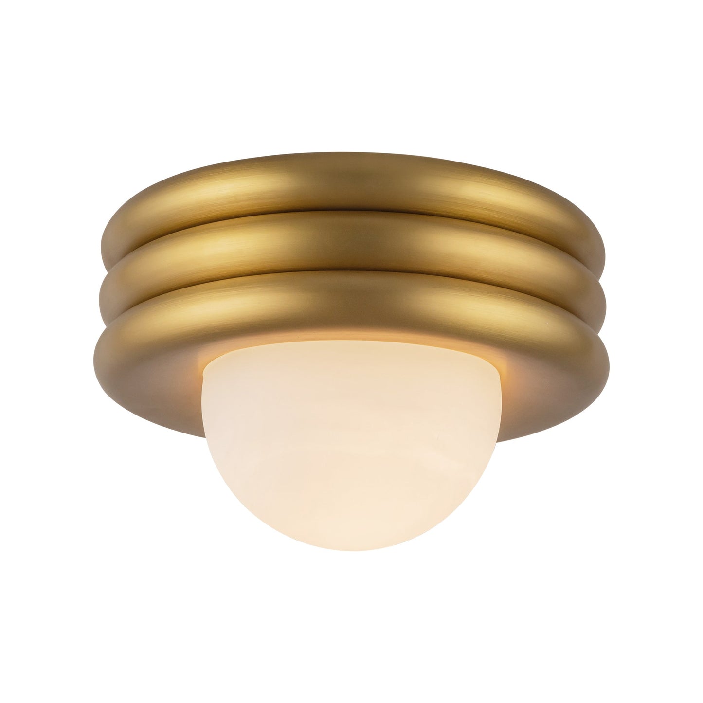 Alora Mood Harvey brushed gold semi-flush mount SF426012BG
