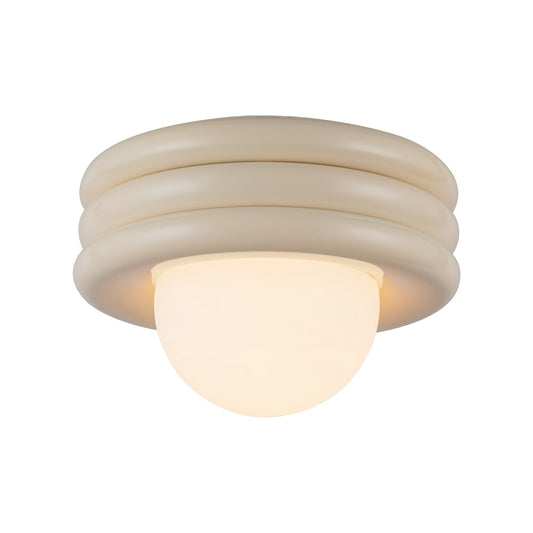 Alora Mood Harvey pearl white semi-flush mount SF426012PW