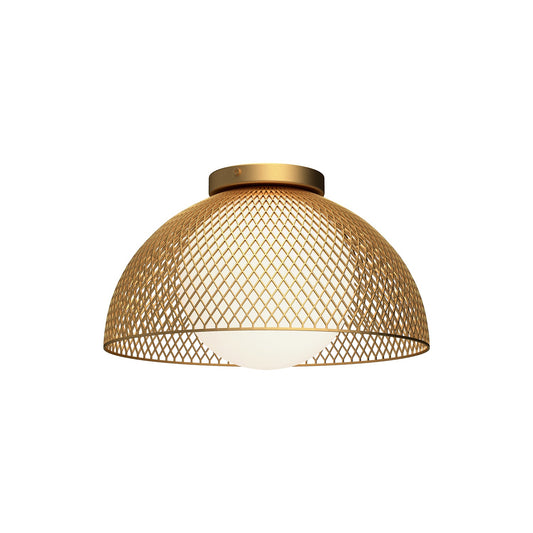 Alora Mood Haven gold flush mount FM402513GDOP