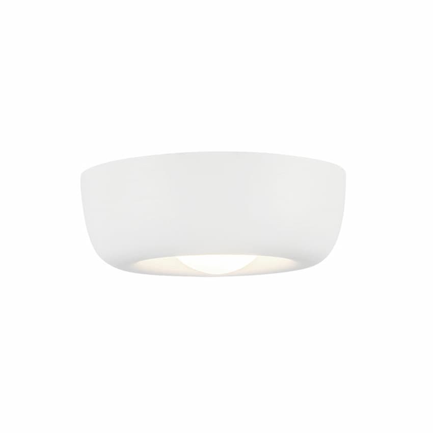 Kuzco Hayden FM68506-AW 6-inch LED flush mount ceiling light in antique white finish