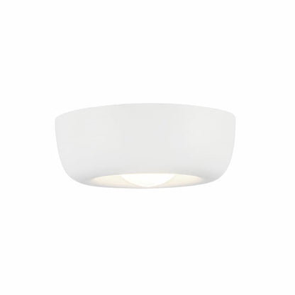 Kuzco Hayden FM68506-AW 6-inch LED flush mount ceiling light in antique white finish