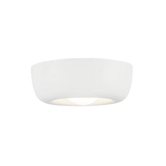 Kuzco Hayden FM68506-AW 6-inch LED flush mount ceiling light in antique white finish