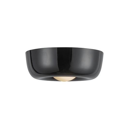 Kuzco Hayden glossy black flush mount FM68506-GBK