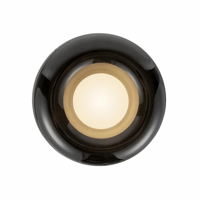Kuzco Hayden 6-in LED flush mount FM68506-GBK producing 525 lumens with 90 CRI lighting